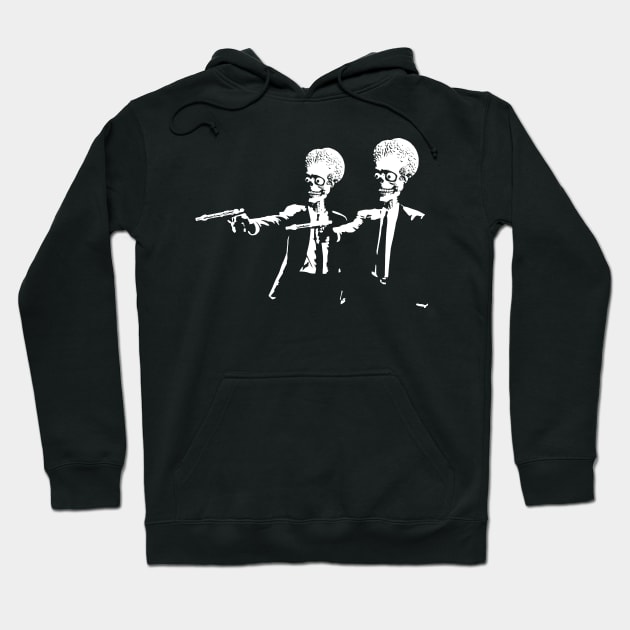 Mars Attacks Pulp Fiction Hoodie by Nova5